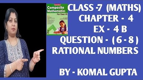 Ex 4B Q.(6-8) class 7th SChand new learning composite mathematics self practice