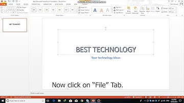 How to add password in MS Powerpoint 2013 | Best Technology