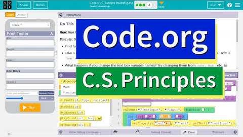 Code.org Lesson 6.3 Loops Investigate | Tutorial with Answers | Unit 5 C.S. Principles