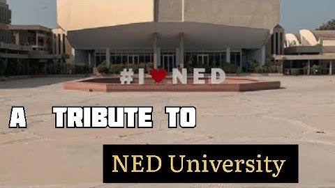 NED University Anthem song lyrics|Sahir Ali bagga|Fahad Sherwani|NED Uni status video
