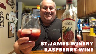 Blackberry sweet wine by St. James winery