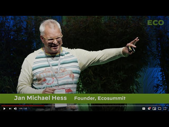 Jan Michael Hess pitches Ecosummit class=