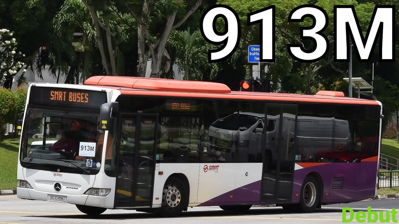 SG1048U SMRT Bus Service 913M Mercedes Benz O530 Citaro Batch 3 sg1048u-smrt-bus-service-913m-mercedes-benz-o530-citaro-batch-3