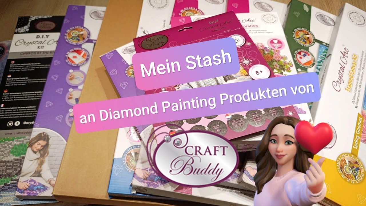 💎 Mein Diamond Painting Stash | Alle meine Produkte von Craft Buddy 😍🛍️