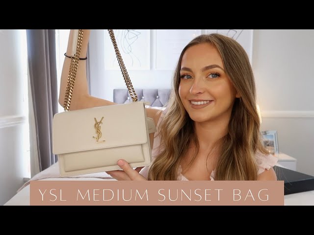 Unboxing-Saint Laurent Sunset Chain Wallet Bag – TheBeautyCouture