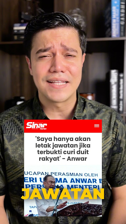 Kalau terbukti membohong, dia letak jawatan tak? 😂