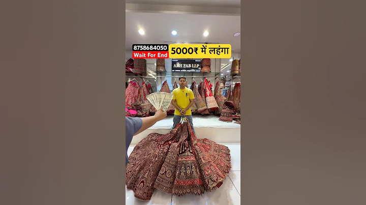 5000rs Bridal Lehenga #chandnichowk #shorts #viral #trending #explore