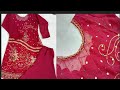 Neck Design on Shameez cutting and stitching | neck design @Sewing-in-Style
