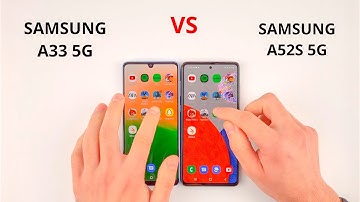 Samsung A33 5G vs A52s 5G | SPEED TEST
