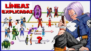 Las LÍNEAS de TIEMPO de TRUNKS EXPLICADAS⏰Especial⏳