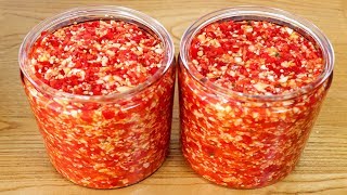 Detailed manual chopped peppers: easy to learn, spicy and appetizing!