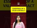 What is Valid Contract? | Indian Contract Act | Drishti Judiciary