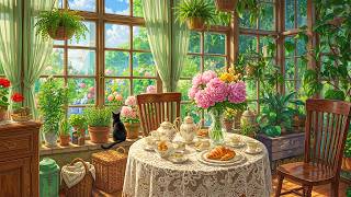 Classic Oldies 1940s Style Tunes Playing in Another Room while Having Tea in Grandma’s Garden screenshot 4
