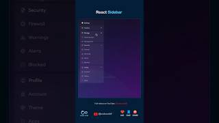 React Sidebar #reactjs #csstips #csstutorial
