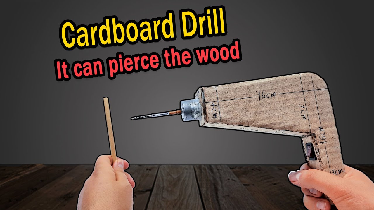 Mini Drill: How To Make A Mini Drill Machine At Home #craft - YouTube