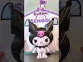 Kuromi blind bag x school supplies and school uniform outfit  blindbagsquishy diy asmr craft