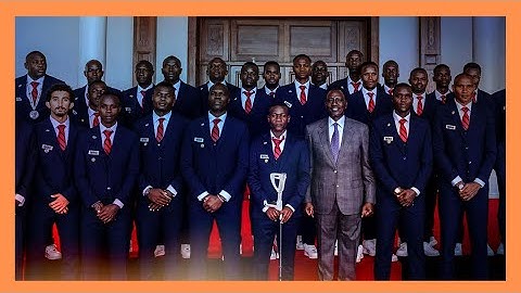 President William Ruto hosts Police teams at State House