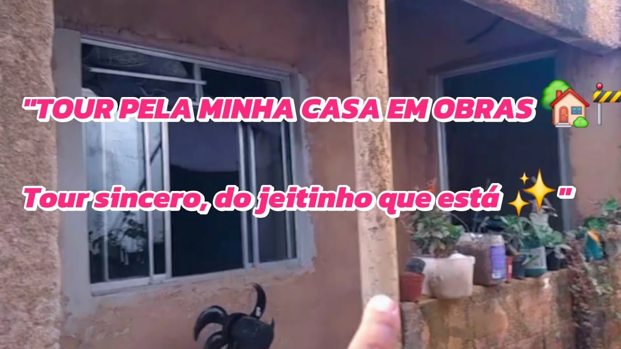 "TOUR PELA MINHA CASA EM OBRAS 🏡✨🚧 (em fase de acabamentos 🔨🧱)"