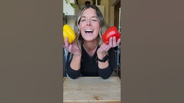 How-to roast bell peppers at home. #BellPeppers #RoastedPeppers #Peppers #ChefRecipe