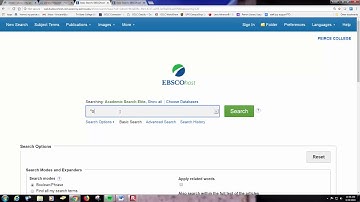 EBSCOhost Finding an Editorial Tutorial Video
