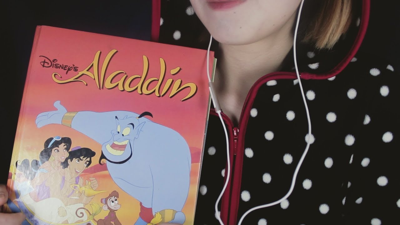 [ASMR] Disney's Aladdin (Book) Soft Reading // Page Turning