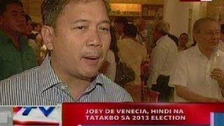NTL: Joey de Venecia, hindi na tatakbo sa 2013 election screenshot 5