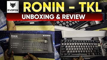 Evofox Ronin TKL wired Mechanical Gaming Keyboard Unboxing | Budget Mechanical Keyboard | Review