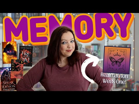 Testing my MEMORY with some Political Romantasy Books! | Realmathon Week 1 Vlog!