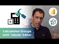Creating calculation groups in Power BI Desktop using Tabular Editor