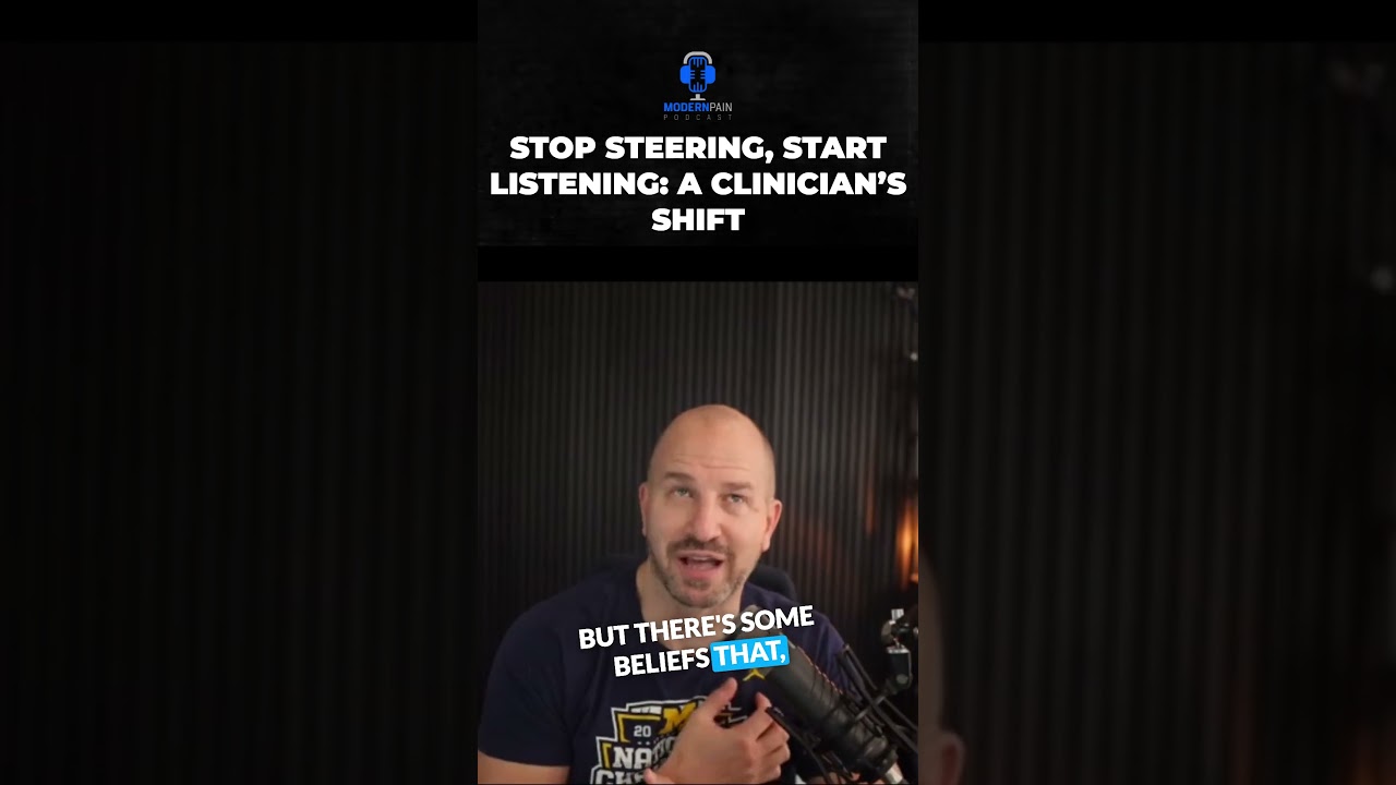 Stop Steering, Start Listening  A Clinician’s Shift