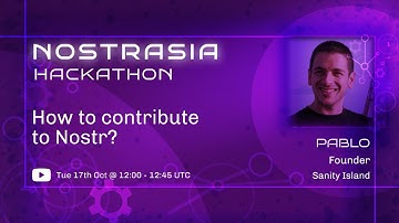 How to Contribute to Nostr: Featuring Pablo F7z