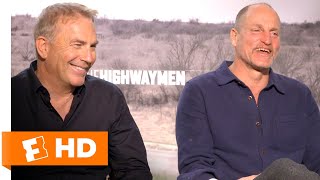 Kevin Costner & Woody Harrelson Discuss the Bonnie & Clyde Shootout | 'The Highwaymen' Interview