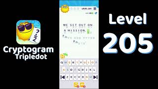 Famous Cryptogram Tripledot Level 205 Answer | SolutionGuruji Wealth