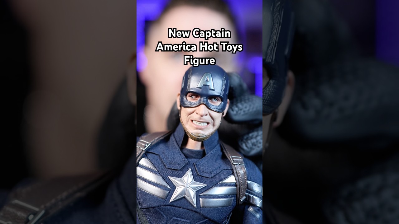 The New Captain America Stealth Suit Hot Toys Figure