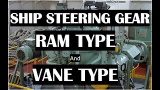 Ship Steering Gear RAM Type and VANE Type (Rotary Vane)