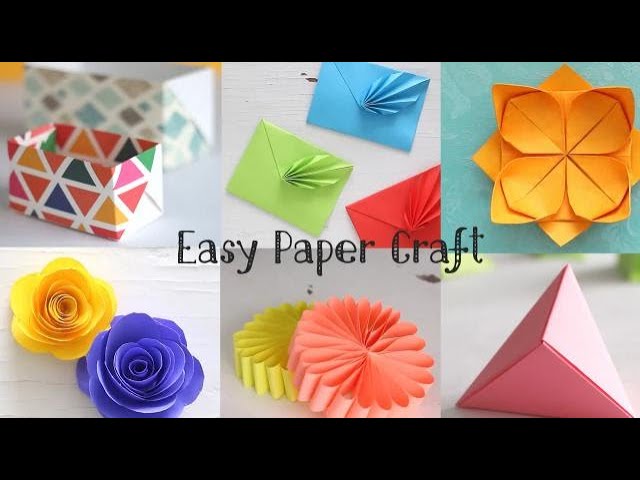 Easy Paper Crafts, Handmade Crafts