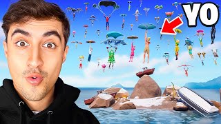 Gané en la ISLA más PEQUEÑA de FORTNITE