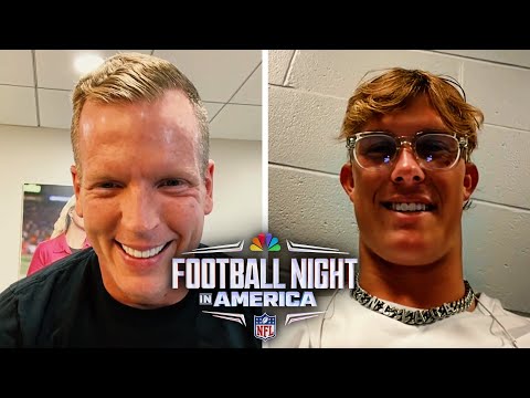 Jaxson Dart shut out noise ahead of first start in Week 4 for Giants v. Chargers | FNIA | NFL on NBC