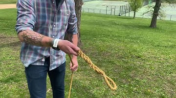 Oval / Disc style swings using an eye splice