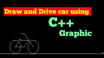 Draw and Drive cycle using c++ graphic । C++ graphic code । #Codestudio #graphic
