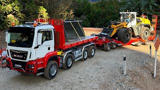 Scaleart 8x8 Wheel Loader Transport