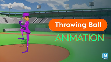 Throwing ball animation in Maya #3d