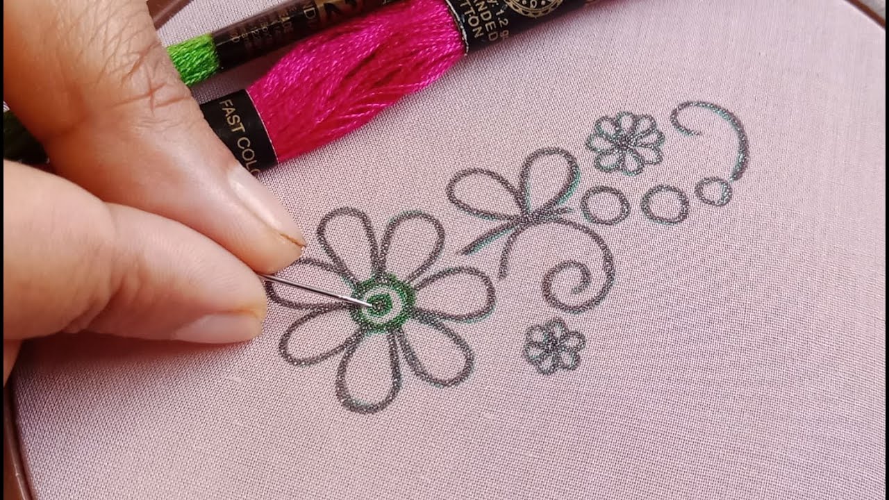 Beautiful Design Embroidery for Dress75, All over Design Embroidery