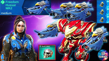 Maxed Hussar Spectre With Death Mark And PIlot Skills Gameplay - War Robots MK2