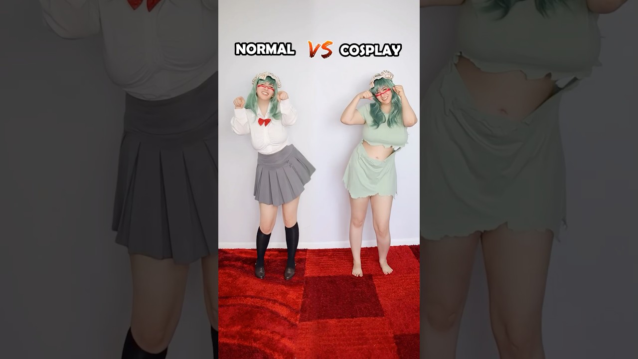 NORMAL VS COSPLAY 💙