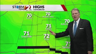 After Showers Tonight, Nice Late Summer/Early Fall Weather