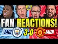 MAN UNITED FANS GUTTED REACTION TO MAN CITY 3 0 MAN UNITED PREMIER LEAGUE FAN REACTIONS