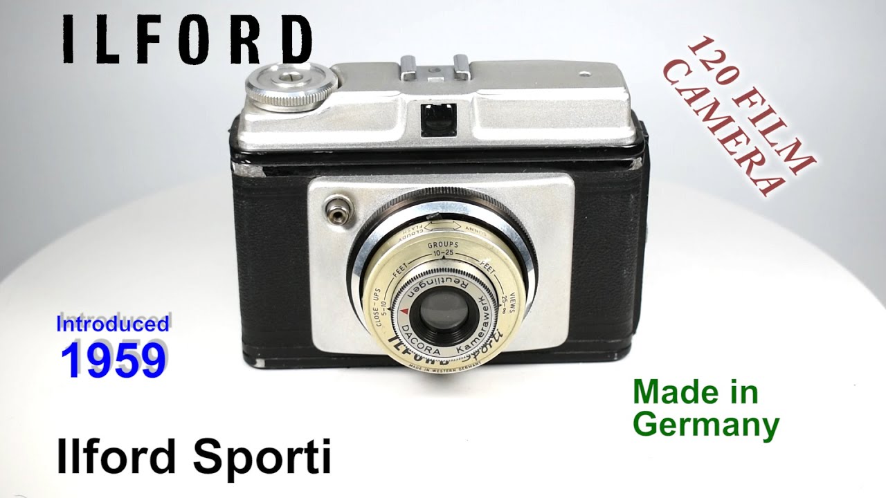 1959 Ilford Sporti 120 Film Camera YouTube