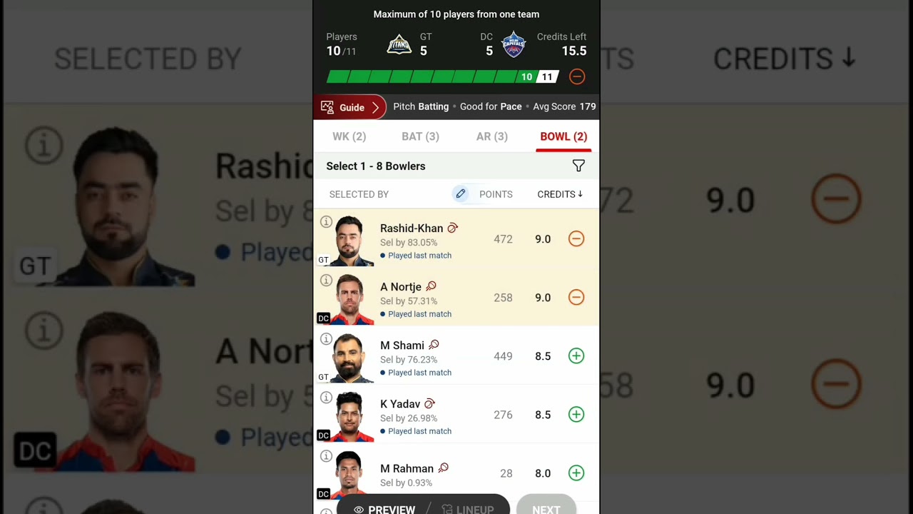 GT vs DC Dream11 Prediction | GT vs DC Dream11 Team Today | Dream11 Team of Today Match | GT vs DC