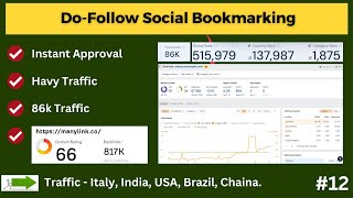 High Quality Do-Follow Social Bookmarking Backlink | How to Create Social Submission | Heavy Traffic